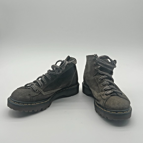 Dr. Martens Shoes - Dr Martens 8088 Vintage Brown Suede Monkey Boots Made in England US 9 UK 7